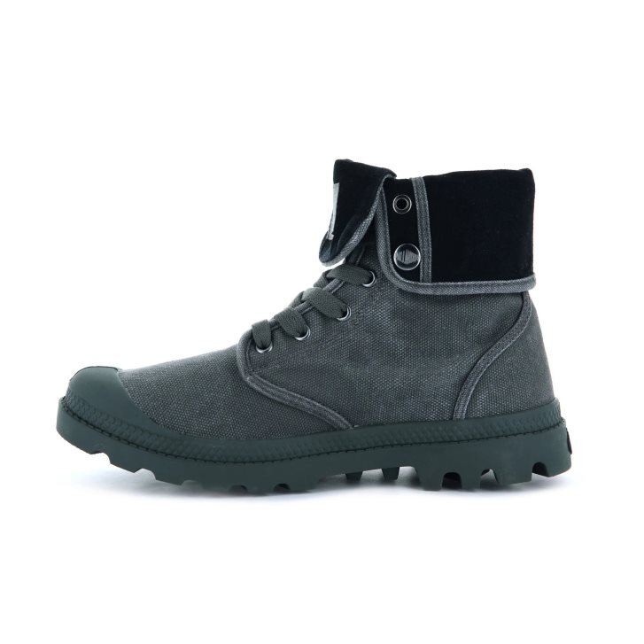 Palladium Baggy Women's Boots Dark Grey | UK A067-UAJ